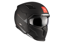 تحميل الصورة في عارض المعرض ، MT HELMETS من أم تي STREETFIGHTER SV S A1 MATT BLACK خوذة متعددة الأنماط 1/4