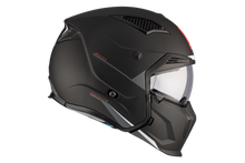 تحميل الصورة في عارض المعرض ، MT HELMETS من أم تي STREETFIGHTER SV S A1 MATT BLACK خوذة متعددة الأنماط 1/4