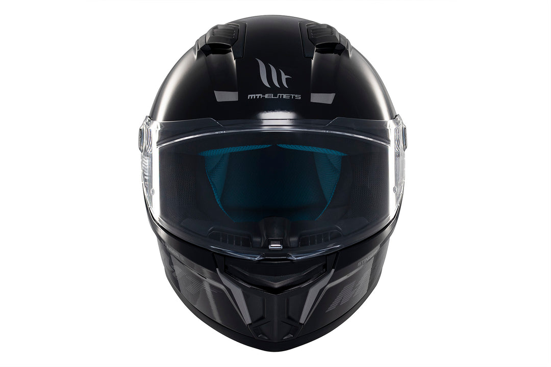 MT HELMETS STINGER 2 SOLID A11 GLOSS BLACK FULL FACE HELMET