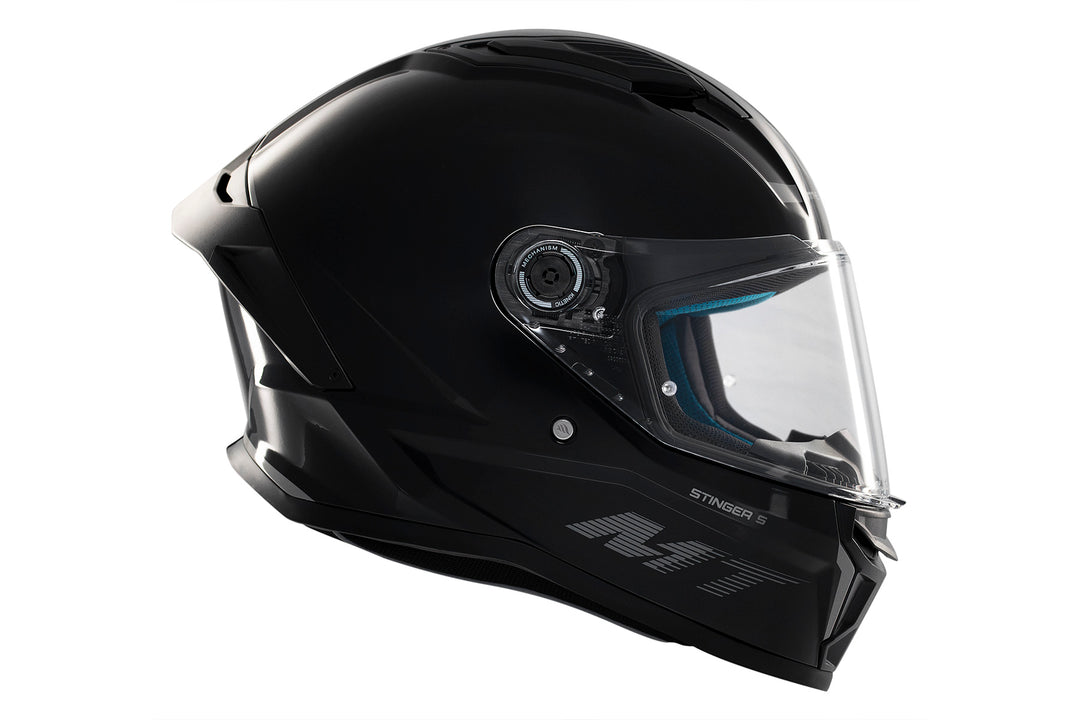 MT HELMETS STINGER 2 SOLID A11 GLOSS BLACK FULL FACE HELMET