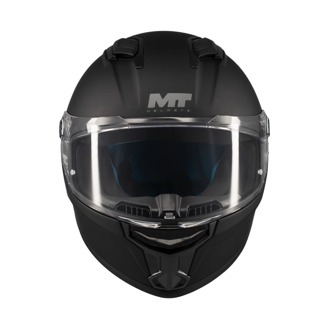 MT HELMETS STINGER 2 PURE A1 MATT BLACK FULL FACE HELMET