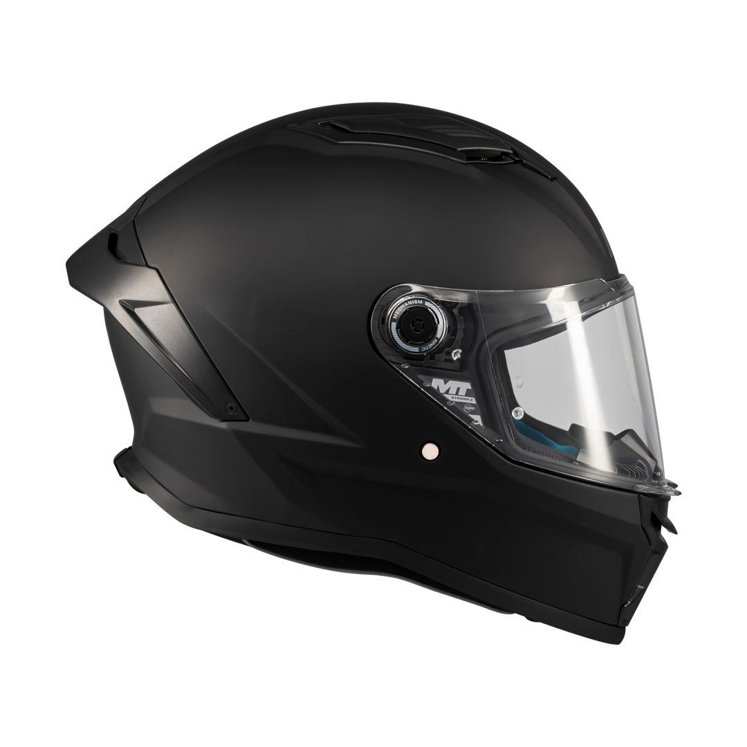 MT HELMETS STINGER 2 PURE A1 MATT BLACK FULL FACE HELMET