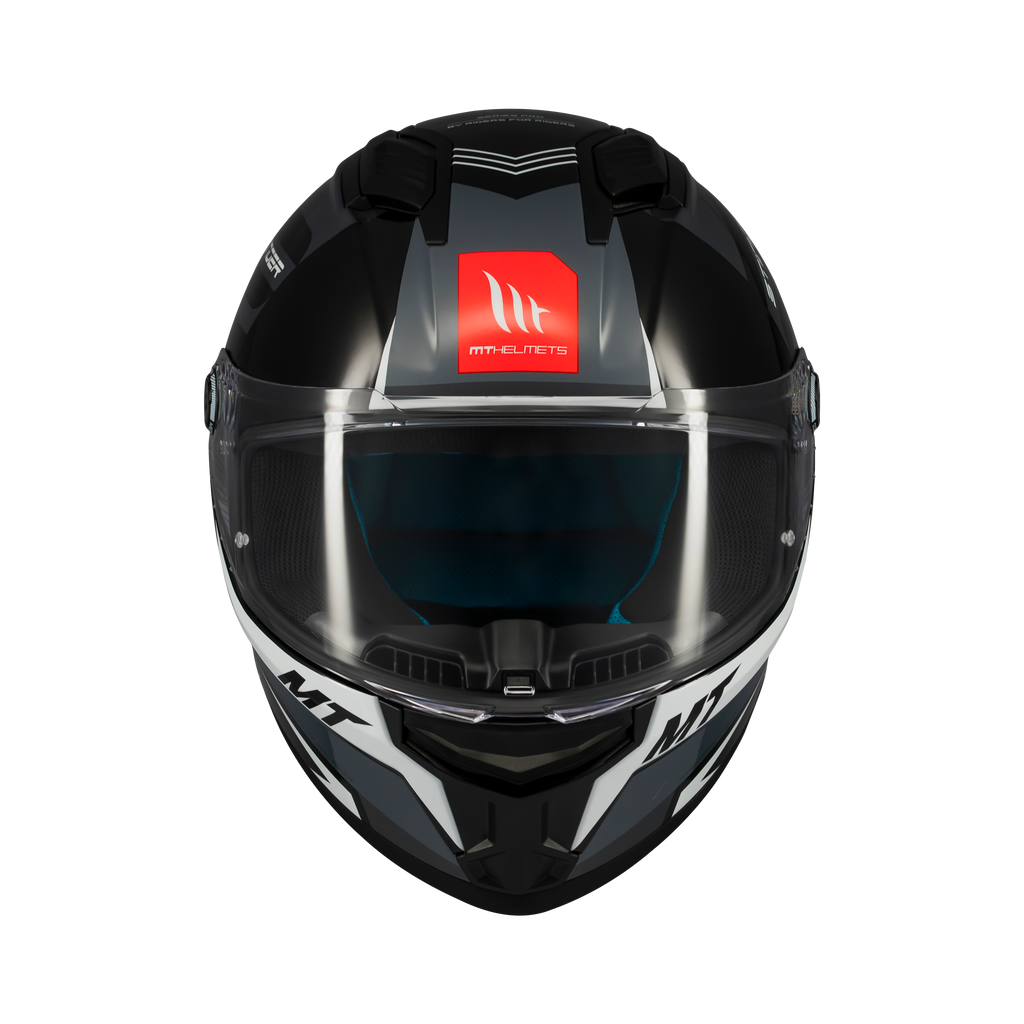MT HELMETS من أم تي STINGER 2 TRON B12 GLOSS خوذة فول فيس
