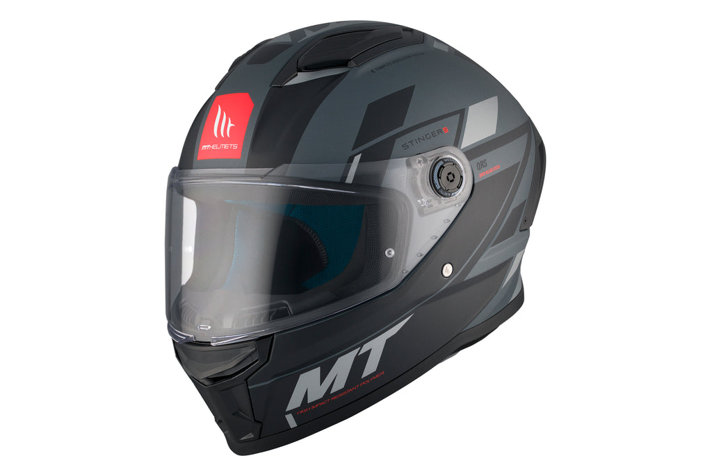 MT HELMETS من أم تي STINGER 2 ZIVZE C2 MATT خوذة فول فيس