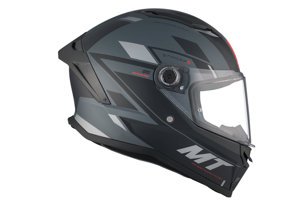 MT HELMETS من أم تي STINGER 2 ZIVZE C2 MATT خوذة فول فيس