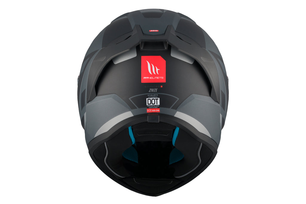 MT HELMETS من أم تي STINGER 2 ZIVZE C2 MATT خوذة فول فيس