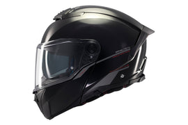 MT Atom 2 SV Modular Helmet in Gloss Black – Flip-Up Design with Sun Visor and ECE 22.06 Safety