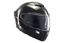 تحميل الصورة في عارض المعرض ، MT Atom 2 SV Modular Helmet in Gloss Black – Flip-Up Design with Sun Visor and ECE 22.06 Safety