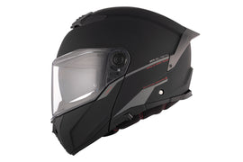 MT Atom 2 SV Modular Helmet – Solid A1 Matt Black, ECE 22.06 Certified Flip-Up Design