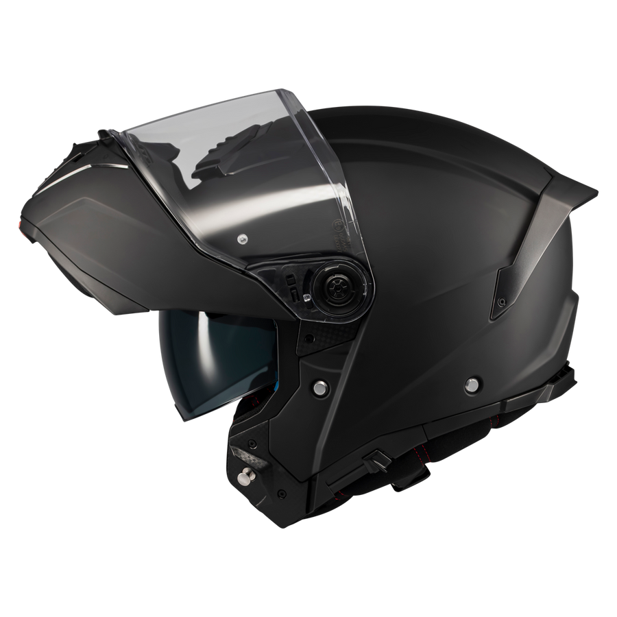 MT HELMETS ATOM 2 SV PURE A1 MATT BLACK MODULAR HELMET 