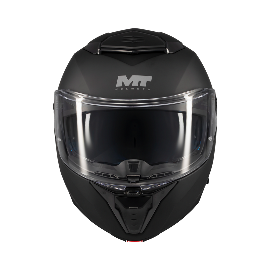 MT HELMETS ATOM 2 SV PURE A1 MATT BLACK MODULAR HELMET 