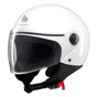 MT Street S Gloss White – Lightweight Urban Motorcycle Helmet with Long Visor and ECE 22.06 Approval