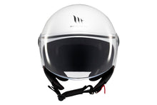 تحميل الصورة في عارض المعرض ، MT HELMETS من أم تي STREET S SOLID A0 GLOSS WHITE خوذة مفتوحة الوجه