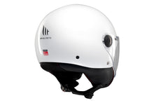 تحميل الصورة في عارض المعرض ، MT HELMETS من أم تي STREET S SOLID A0 GLOSS WHITE خوذة مفتوحة الوجه