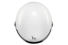 تحميل الصورة في عارض المعرض ، MT HELMETS من أم تي STREET S SOLID A0 GLOSS WHITE خوذة مفتوحة الوجه