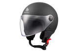 MT HELMETS من أم تي STREET S SOLID A1 MATT BLACK خوذة مفتوحة الوجه