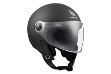 تحميل الصورة في عارض المعرض ، MT HELMETS من أم تي STREET S SOLID A1 MATT BLACK خوذة مفتوحة الوجه