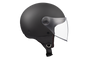 Load image into Gallery viewer, MT HELMETS STREET S SOLID A1 MATT BLACK OPEN FACE HELMET