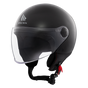 MT HELMETS STREET S SOLID A1 GLOSS BLACK OPEN FACE HELMET