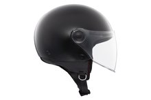 تحميل الصورة في عارض المعرض ، MT HELMETS من أم تي STREET S SOLID A1 GLOSS BLACK خوذة مفتوحة الوجه