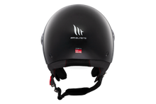 تحميل الصورة في عارض المعرض ، MT HELMETS من أم تي STREET S SOLID A1 GLOSS BLACK خوذة مفتوحة الوجه