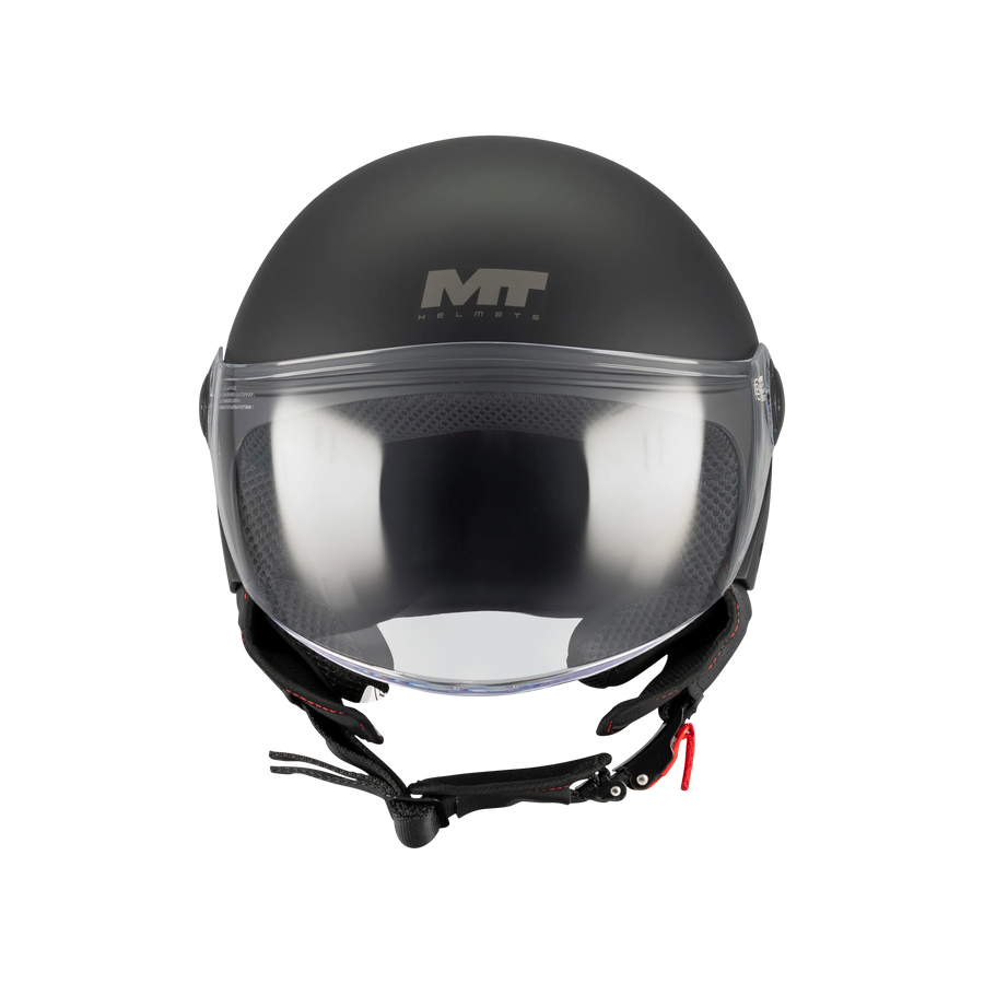 MT HELMETS STREET S PURE A1 MATT OPEN FACE HELMET