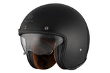 MT HELMETS من أم تي LE MANS 2 SV S SOLID A1 GLOSS BLACK خوذة مفتوحة الوجه