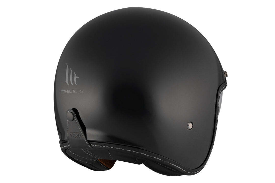 MT HELMETS من أم تي LE MANS 2 SV S SOLID A1 GLOSS BLACK خوذة مفتوحة الوجه