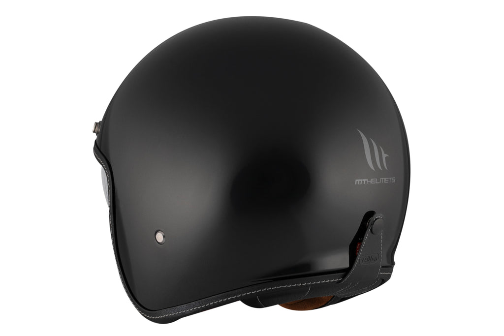 MT HELMETS من أم تي LE MANS 2 SV S SOLID A1 GLOSS BLACK خوذة مفتوحة الوجه