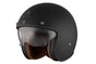 Load image into Gallery viewer, MT HELMETS LE MANS 2 SV S SOLID A1 MATT BLACK OPEN FACE HELMET