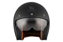 Load image into Gallery viewer, MT HELMETS LE MANS 2 SV S SOLID A1 MATT BLACK OPEN FACE HELMET