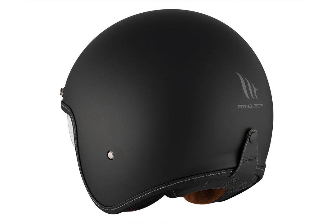 MT HELMETS LE MANS 2 SV S SOLID A1 MATT BLACK OPEN FACE HELMET