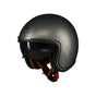 تحميل الصورة في عارض المعرض ، MT HELMETS من أم تي LE MANS 2 SV S SCRATCHED CHROME خوذة مفتوحة الوجه