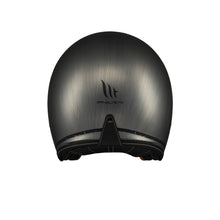 Load image into Gallery viewer, MT HELMETS LE MANS 2 SV S SCRATCHED CHROME A2 MATT OPEN FACE HELMET