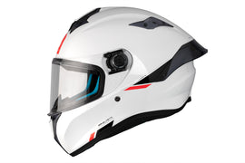MT HELMETS TARGO S SOLID A0 GLOSS PEARL WHITE FULL FACE HELMET