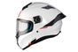 Load image into Gallery viewer, MT HELMETS TARGO S SOLID A0 GLOSS PEARL WHITE FULL FACE HELMET