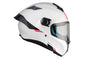 Load image into Gallery viewer, MT HELMETS TARGO S SOLID A0 GLOSS PEARL WHITE FULL FACE HELMET