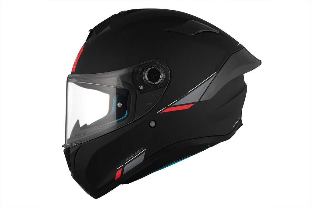 MT HELMETS من أم تي TARGO S A1 MATT BLACK خوذة فول فيس