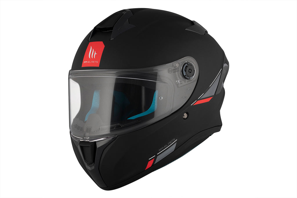 MT HELMETS من أم تي TARGO S A1 MATT BLACK خوذة فول فيس