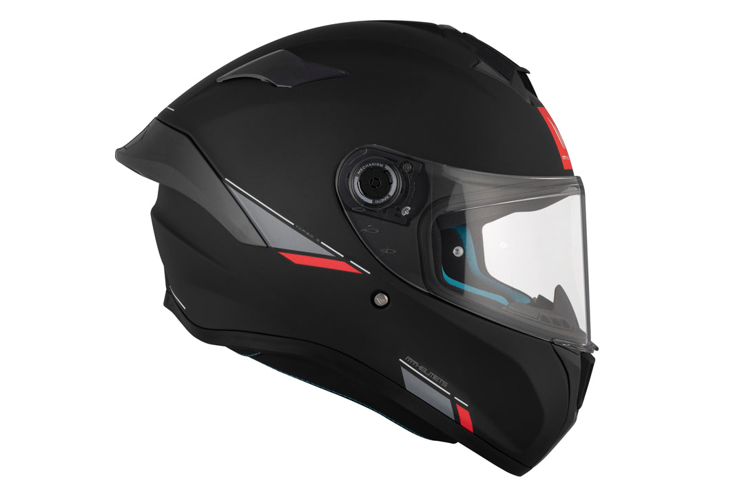 MT HELMETS TARGO S A1 MATT BLACK FULL FACE HELMET
