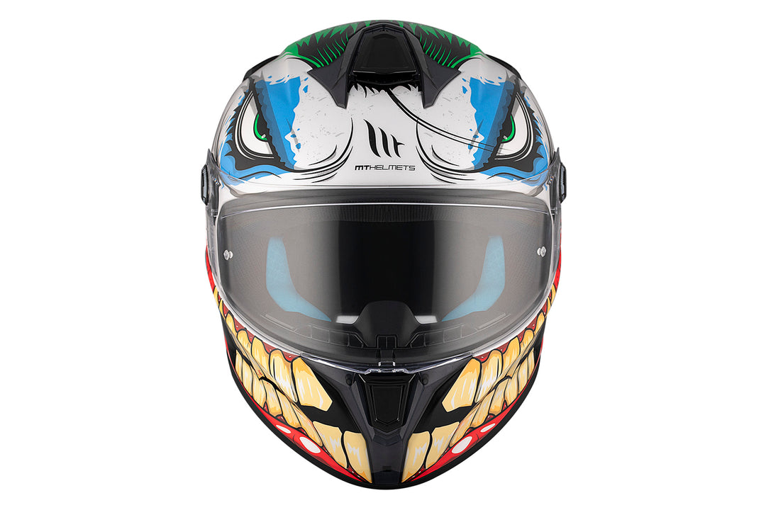 MT HELMETS  TARGO S JOKE A5 GLOSS  FULL FACE HELMET