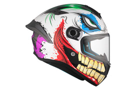 MT Targo S Joke A5 Gloss – Graphic Full-Face Motorcycle Helmet with ECE 22.06