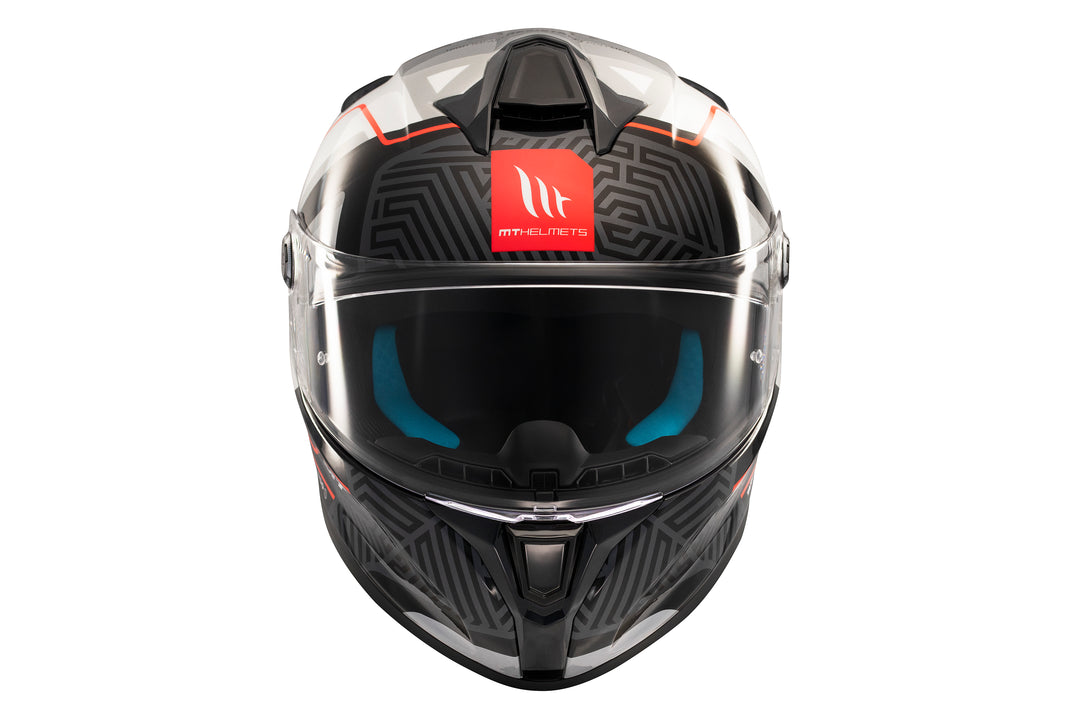 MT HELMETS TARGO S BRIK C0 GLOSS FULL FACE HELMET