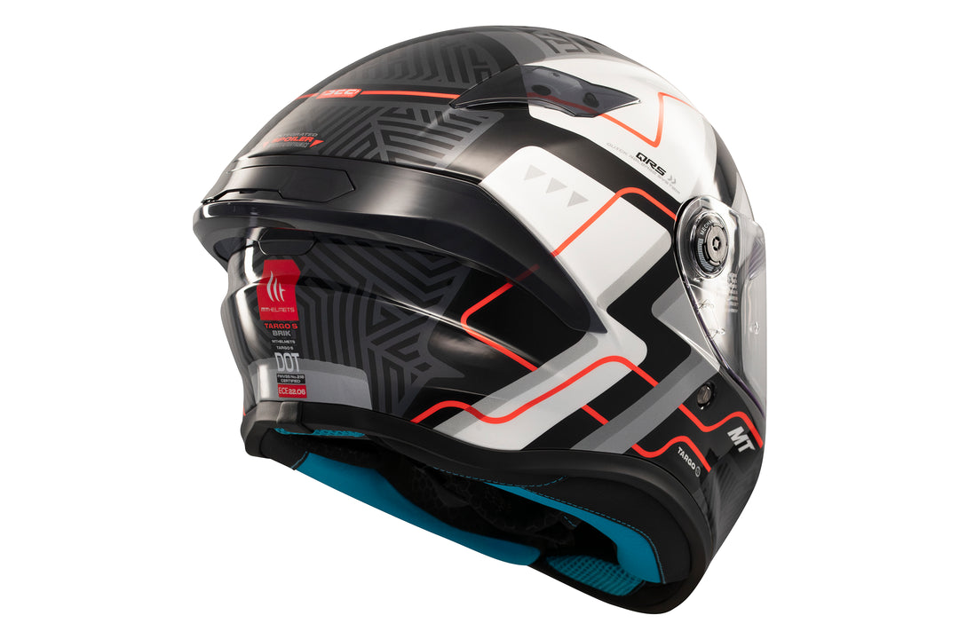 MT HELMETS TARGO S BRIK C0 GLOSS FULL FACE HELMET
