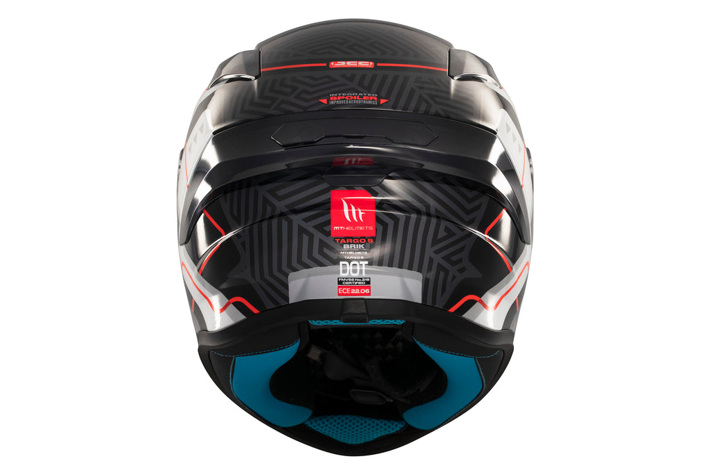 MT HELMETS من أم تي TARGO S BRIK C0 GLOSS خوذة فول فيس