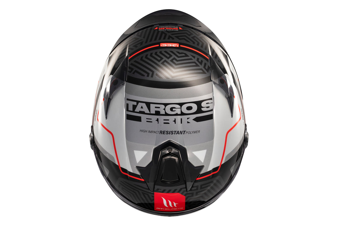 MT HELMETS TARGO S BRIK C0 GLOSS FULL FACE HELMET