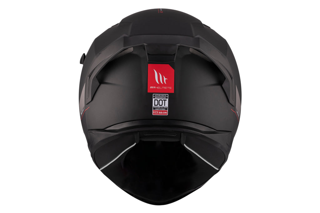 MT HELMETS من أم تي BRAKER SV A1 MATT BLACK خوذة فول فيس