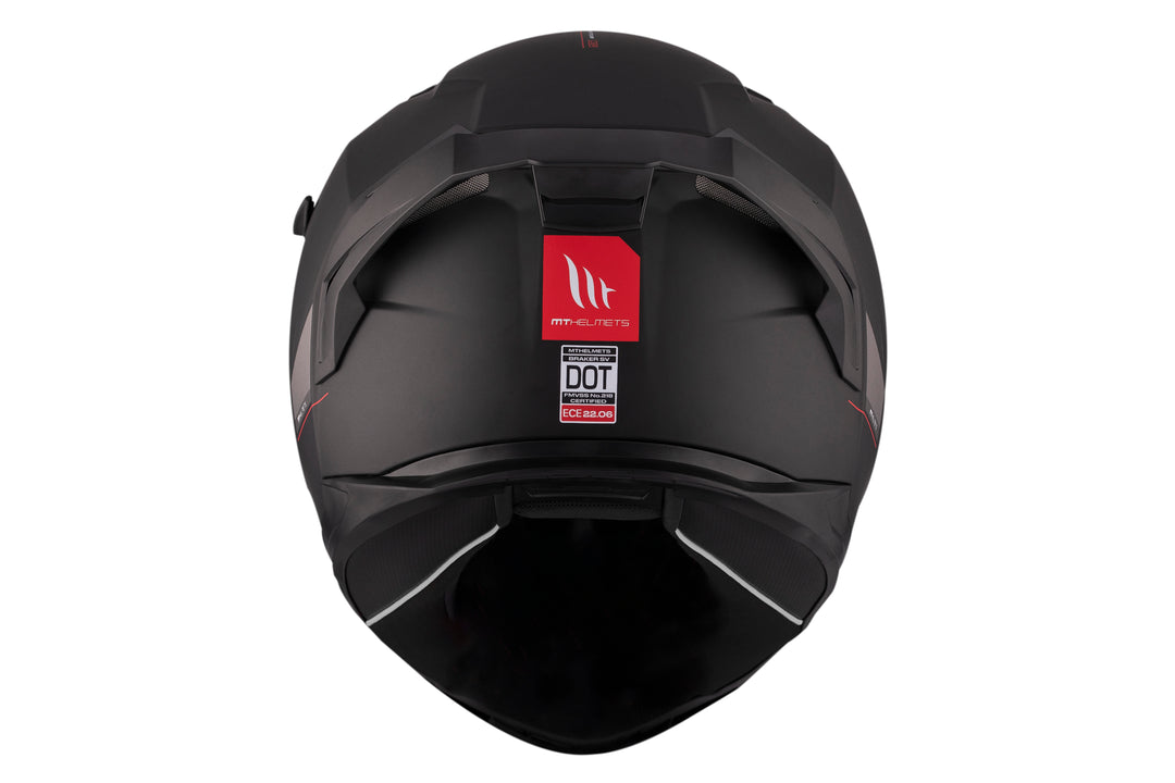 MT HELMETS من أم تي BRAKER SV A1 MATT BLACK خوذة فول فيس