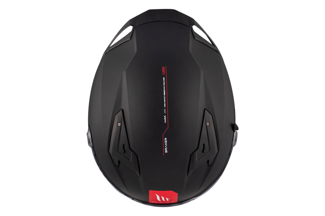 MT HELMETS من أم تي BRAKER SV A1 MATT BLACK خوذة فول فيس
