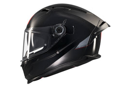 MT HELMETS BRAKER SV SOLID A1 GLOSS BLACK FULL FACE
